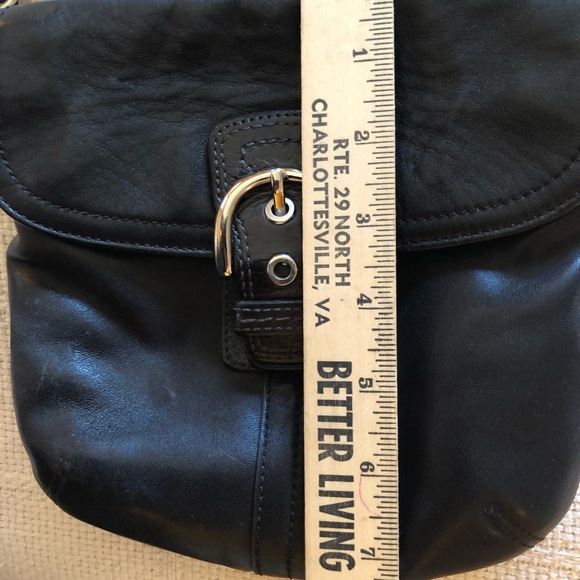 Coach Crossbody Bag -Black w/silver hardware - Picture 7 of 16
